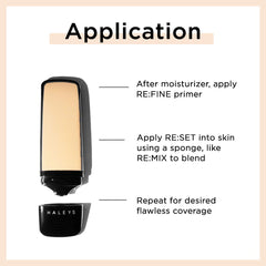 HALEYS RE:SET Liquid Matte Foundation (10) Vegan, Cruelty-Free Foundation Makeup - Even Skin Tone and Cover Blemishes & Imperfections with a Matte Finish for Long-Lasting Wear
