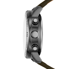 Skechers Men's Quartz Lightweight Analog Digital Watch - Redlands Gunmetal/Brown