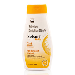 Selsun Daily Anti-Dandruff Shampoo, Removes dandruff flakes, Relieves itching associated with dandruff, pH balanced, Sulfate-free, Paraben-free, 200ml (Pack of 1)