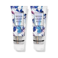 Bath & Body Works Ultimate Hydration Body Cream For Women 8 Fl Oz 2- Pack (8 Ounce (Pack of 2), Moonlight Path)