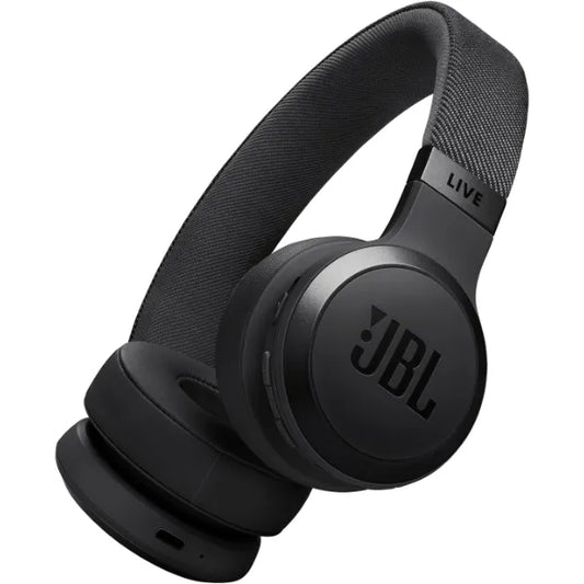 JBL Live 670NC Wireless On-Ear Headphones with True Adaptive Noise Cancelling - Black