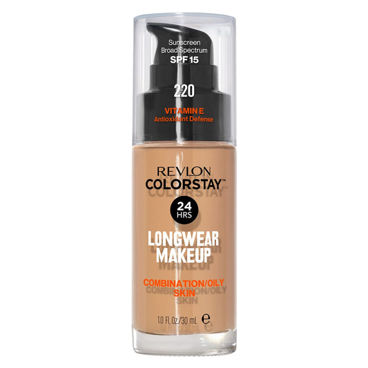 Revlon ColorStay Makeup Foundation for Combination/Oily Skin, 30ml, 220 Natural Beige