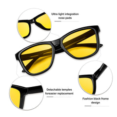 KANASTAL Polarized Sunglasses for Women, Classic Square Mens Sun Glasses, Lightweight Shades for Womens Outdoor 100% UV400 Protection Driving Fishing Golf Outdoor Activities