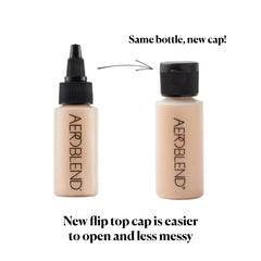 AEROBLEND Airbrush Foundation Makeup (O10) - Professional, Water-Based (1 oz)