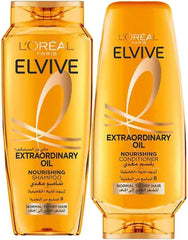 L’Oréal Paris Elvive Extraordinary Oil Shampoo 400ml + Conditioner 360 ml For Dry Hair