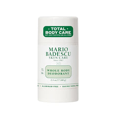 Mario Badescu Whole Body Deodorant for Women and Men, Baking Soda & Aluminum Free, Lightweight All Over Deodorant, Full Body Odor Eliminator for Travel & Daily Use, Non-Irritating, 2.4 Oz
