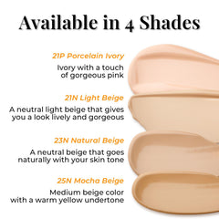LOVB LOVB Natural Cover Glow Cushion Foundation | Korean Foundation Makeup | Long-Lasting Buildable Coverage | Lightweight and Moisturizing | Flawless Finish 0.42oz (21P Porcelain Ivory)