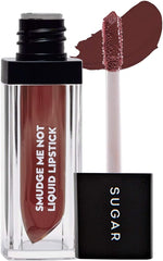 Sugar Cosmetics Smudge Me Waterproof Longwear Matte Liquid Lipstick 20 Cocoa Amo (Mocha Brown), For All Skin Types, 0.15 fl oz