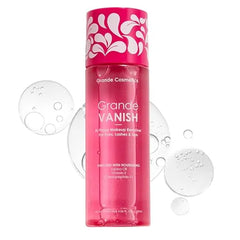 Grande Cosmetics Makeup Remover Removes Water & Oil Based Makeup, Dissolves Long Wear & Waterproof Formulas 3.4 fl oz