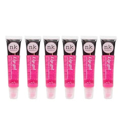 NICKA K NEW YORK Lip Gel Color with Vitamin E (6PACK) (BUBBLE GUM)