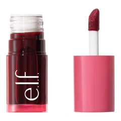 e.l.f. Sheer For It Blush, Multi-Use, Long-Wearing Lip & Cheek Makeup, Creates a Natural Glossy Finish, Vegan & Cruelty-Free, Red