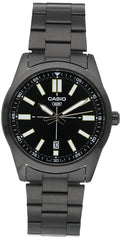 Casio Men's Watch - MTP-VD02B-1EUDF Metallic Black / Black