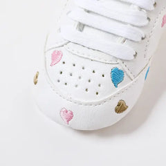 PATPAT Baby / Toddler Valentine Pretty Stars Embroidery Solid Walking Shoes (Various colors) Multicolor
