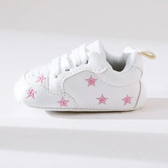 PATPAT Baby / Toddler Valentine Pretty Stars Embroidery Solid Walking Shoes (Various colors) Pink
