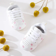PATPAT Baby / Toddler Valentine Pretty Stars Embroidery Solid Walking Shoes (Various colors) Pink