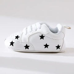 PATPAT Baby / Toddler Valentine Pretty Stars Embroidery Solid Walking Shoes (Various colors) black