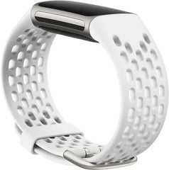 Fitbit Charge 5 Sport Accessory Band (FB181SBWTS) Frost White