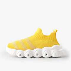 PATPAT Toddler / Kids Trendy LED Sock Sneakers Yellow