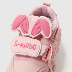 PATPAT Kids Girl/Boy Sneakers Childlike Hyper-Tactile 3D Rabbit Pattern Sports Shoes Pink