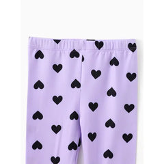 Patpat Toddler/Kid Girl Elasticized Leggings Purple