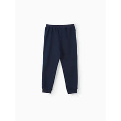 Patpat Toddler Boy/Girl Solid Color Sporty Joggers Pants Blue