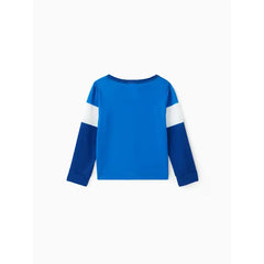 Patpat PAW Patrol Toddler Girl/Boy Skye Chase Rubble Marshall Colorblock Long-sleeve Tee Blue