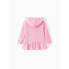 PATPAT PAW Patrol Toddler Girl Skye Hooded Jacket/Mesh Flutter-sleeve Sweatshirt/Leggings Pink