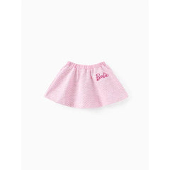 Patpat Barbie Outfit Toddler/Kid Girl Character Print Sweet Secret Button Skirt pink