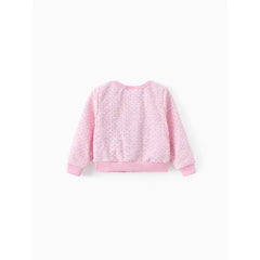 Patpat Barbie Outfit Toddler/Kid Girl Character Print Sweet Secret Button Top pink