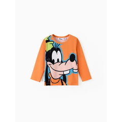 PATPAT Disney Mickey and Friends Toddler & Kids Girl/Boy Naia™ Character Print Long-sleeve Tee Orange