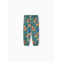 PATPAT Disney Winnie the Pooh Toddler Boy/Girl Character Pattern Fun Print Sweatshirt or Pants green