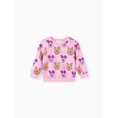 PATPAT Disney Winnie the Pooh Toddler Boy/Girl Character Pattern Fun Print Sweatshirt or Pants Pink