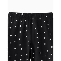 Patpat Toddler/Kid Girl Elasticized Leggings Black