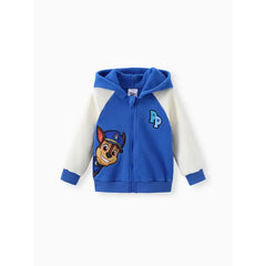 PATPAT PAW patrol Toddler Unisex 2pcs Fleece Zip-up Hoodie with Jogger Set Blue