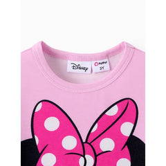 PATPAT Disney Mickey and Friends Toddler & Kids Girl/Boy Naia™ Character Print Long-sleeve Tee Pink