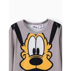 PATPAT Disney Mickey and Friends Toddler & Kids Girl/Boy Naia™ Character Print Long-sleeve Tee cofee