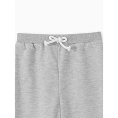 Patpat Toddler Boy/Girl Solid Color Sporty Joggers Pants gray