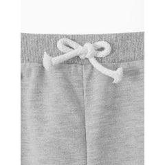 Patpat Toddler Boy/Girl Solid Color Sporty Joggers Pants gray