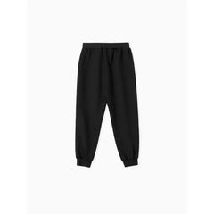 Patpat Toddler Boy/Girl Solid Color Sporty Joggers Pants Black