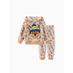 PATPAT PAW Patrol Toddler Girl 2pcs Skye Chase Fleece Hoodie with Pants Set Brown