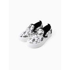 Patpat Toddler/Kids Unisex Casual Letter Graffiti Shoes white