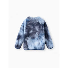 PATPAT PAW Patrol Toddler Girl/Boy 1pc Skye Chase Tye-die Fleece Jacket Blue