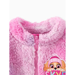 PATPAT PAW Patrol Toddler Girl/Boy 1pc Skye Chase Tye-die Fleece Jacket Pink