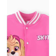Patpat Paw Patrol Toddler Girls/Boys Character Print Bomber Jacket pink