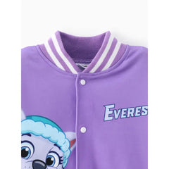 Patpat Paw Patrol Toddler Girls/Boys Character Print Bomber Jacket Purple