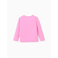 PATPAT Disney Winnie the Pooh Toddler Boys/Girls Cute Characters Emoji Long Sleeve T-Shirt Pink