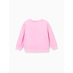 Patpat Disney Princess Toddler Girl Character Print Long-sleeve Sweatshirt pink
