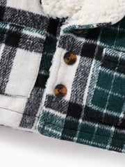 PATPAT Boys' Christmas Lapel Avant-garde Coat