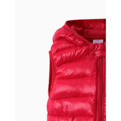 Patpat Toddler Boy/Toddler Girl Hooded Cotton-Padded Jacket Vest Red