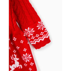 Patpat Baby Girl Christmas Sweet Dress Red